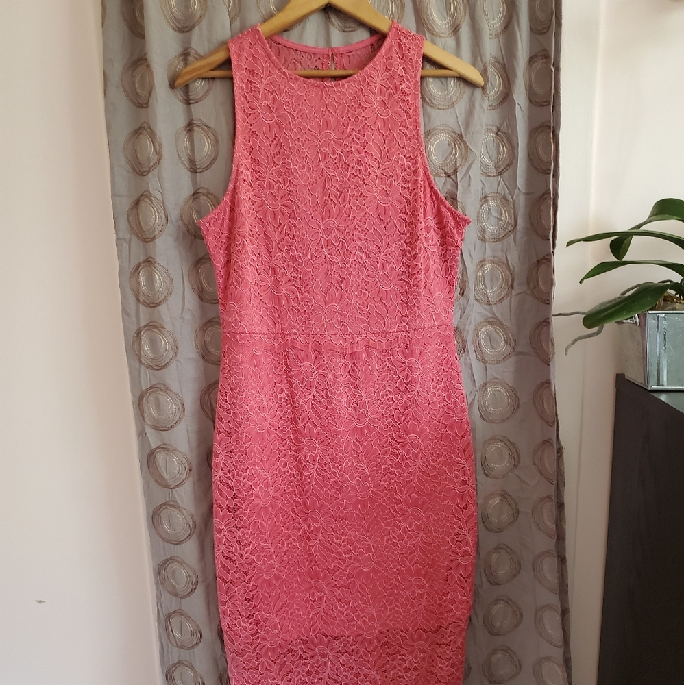 NWT H&M sleeveless lace dress sz10